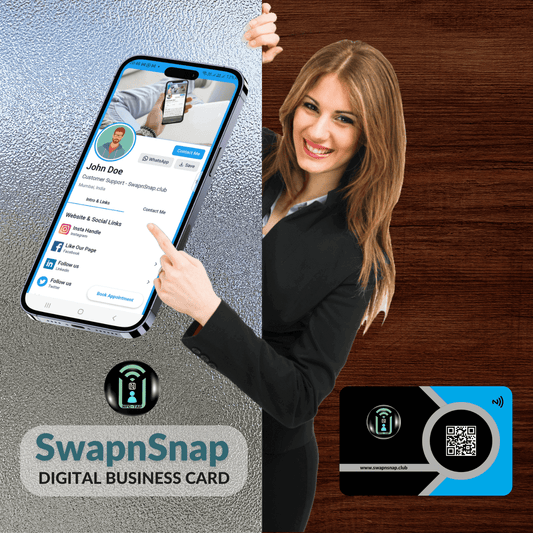 NFC Digital Business Card - Swap-n-Snap