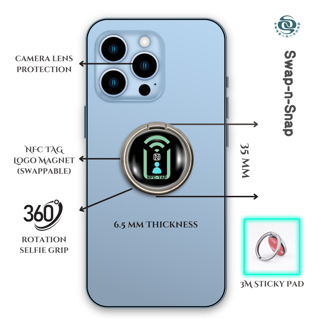 360 Holo-Ring NFC + INSTA IMPACT Card - Swap-n-Snap