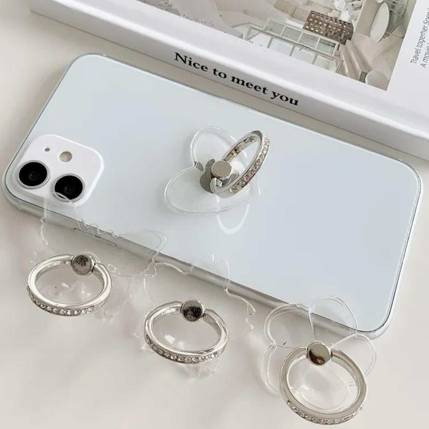 Diamante 360° Mobile Ring Holder - Swap-n-Snap